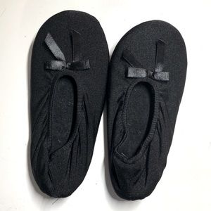 Black Ballet Slippers